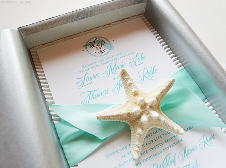 Unique Beach Wedding Invitations Beach Wedding Invitation in - Etsy