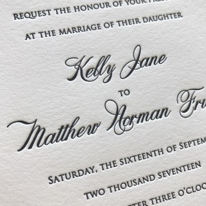 Arnone Letterpress Wedding Invitations Sample Pack image 9