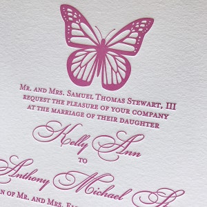 Letterpress Wedding Invitations Templeton - Sample Pack
