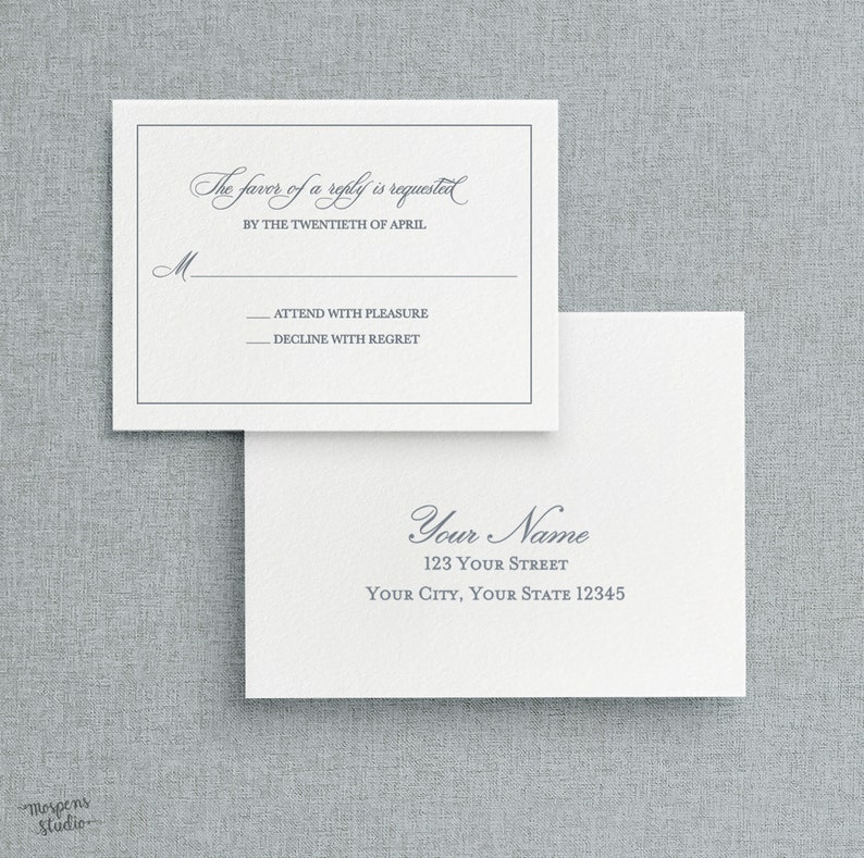 Arnone Letterpress Wedding Invitations Sample Pack image 3