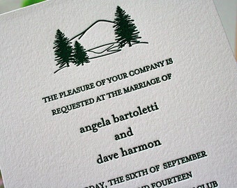 Robinson Letterpress Wedding Invitations - Sample Pack