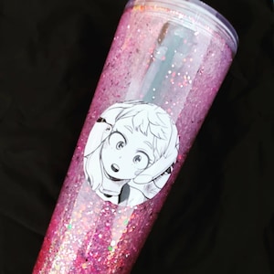 Custom 24 oz Starbucks Snowglobe Tumbler