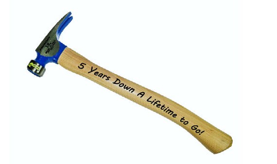 Worlds Greatest Father Hammer - Personalized gift for him - Daddys present Mans Cave Grand Father 19 oz Framing hammer
