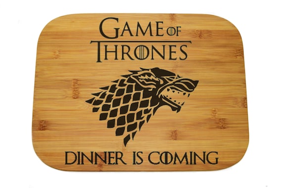 Game of thrones Cutting Board, Custom Laser engraved,Cutting Bamboo board 11"x15",The best gift for father! WEDDING!
