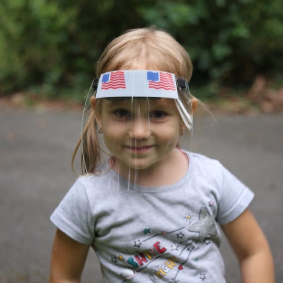 Washable Face Mask,Premium quality kids face shields with removable/reusable decals to decorate.Kids cover.Kids face shield.Made in the USA.