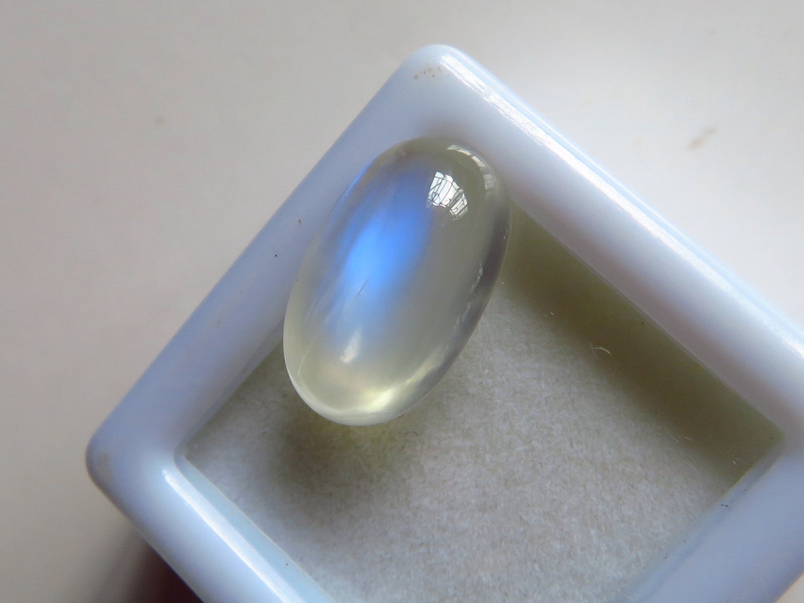 5.93 Ct. Blue Moonstone from Sri Lanka. Good shape vintage Etsy