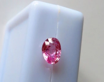 1.20 Ct. Certified pinkish-red unheated Burmese Ruby. Super transparent vintage with high luster.