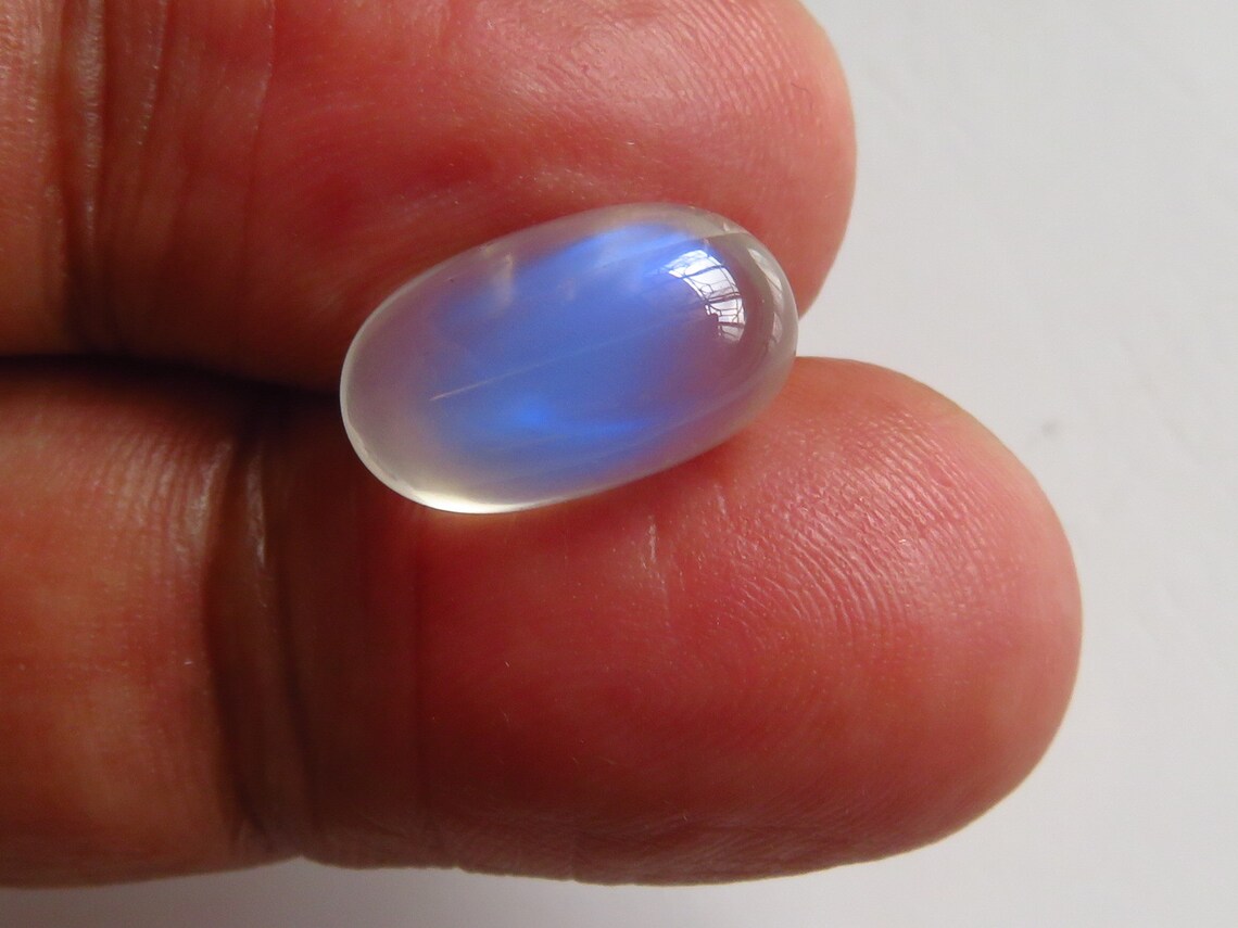 5.93 Ct. Blue Moonstone from Sri Lanka. Good shape vintage Etsy