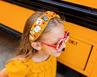 School Charms Customized Headband