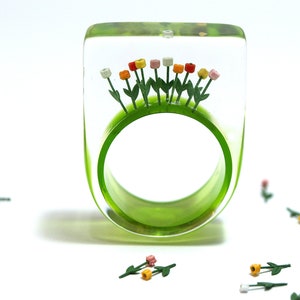 Springlike flower ring Tulips from Amsterdam with image 3