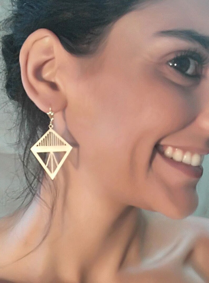 Elegant Earrings Statement Earrings Drop Earrings Evening Etsy