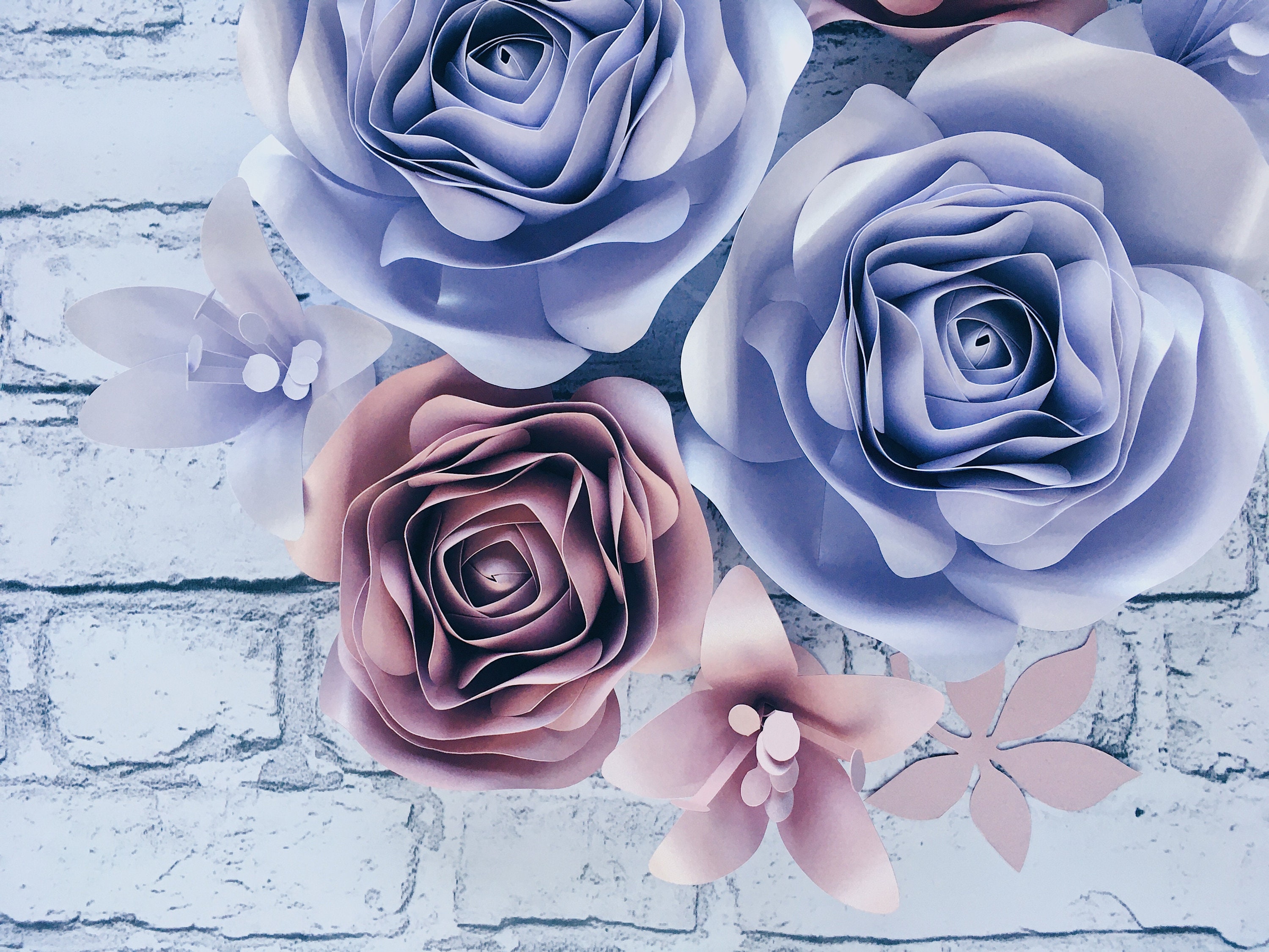 GIANT PAPER FLOWERS Wall Decor Wedding Backdrop - Etsy