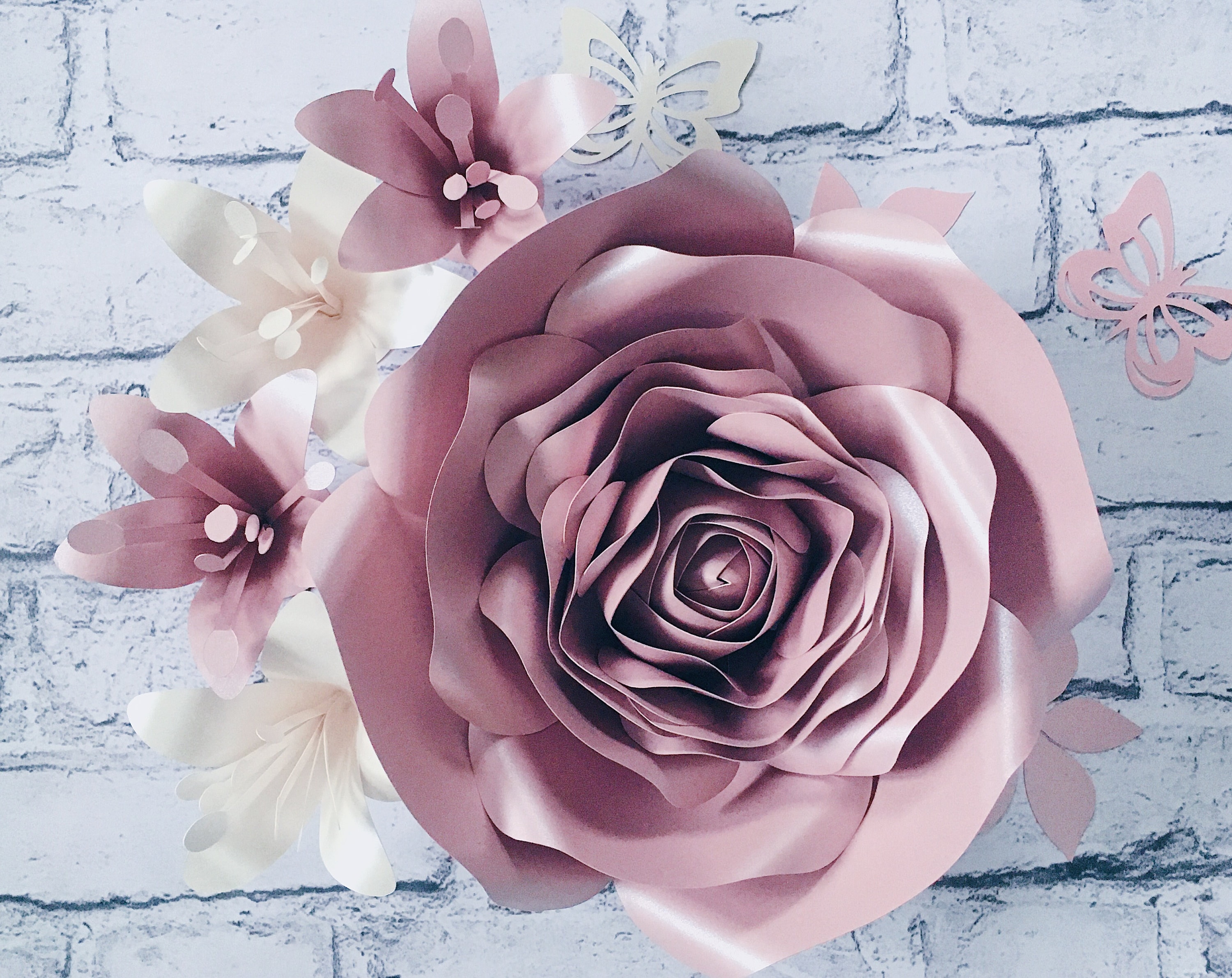 GIANT PAPER FLOWERS Wall Decor, Wedding Backdrop - Etsy