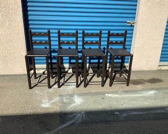 Solid Oak Country French Bar Stools-4