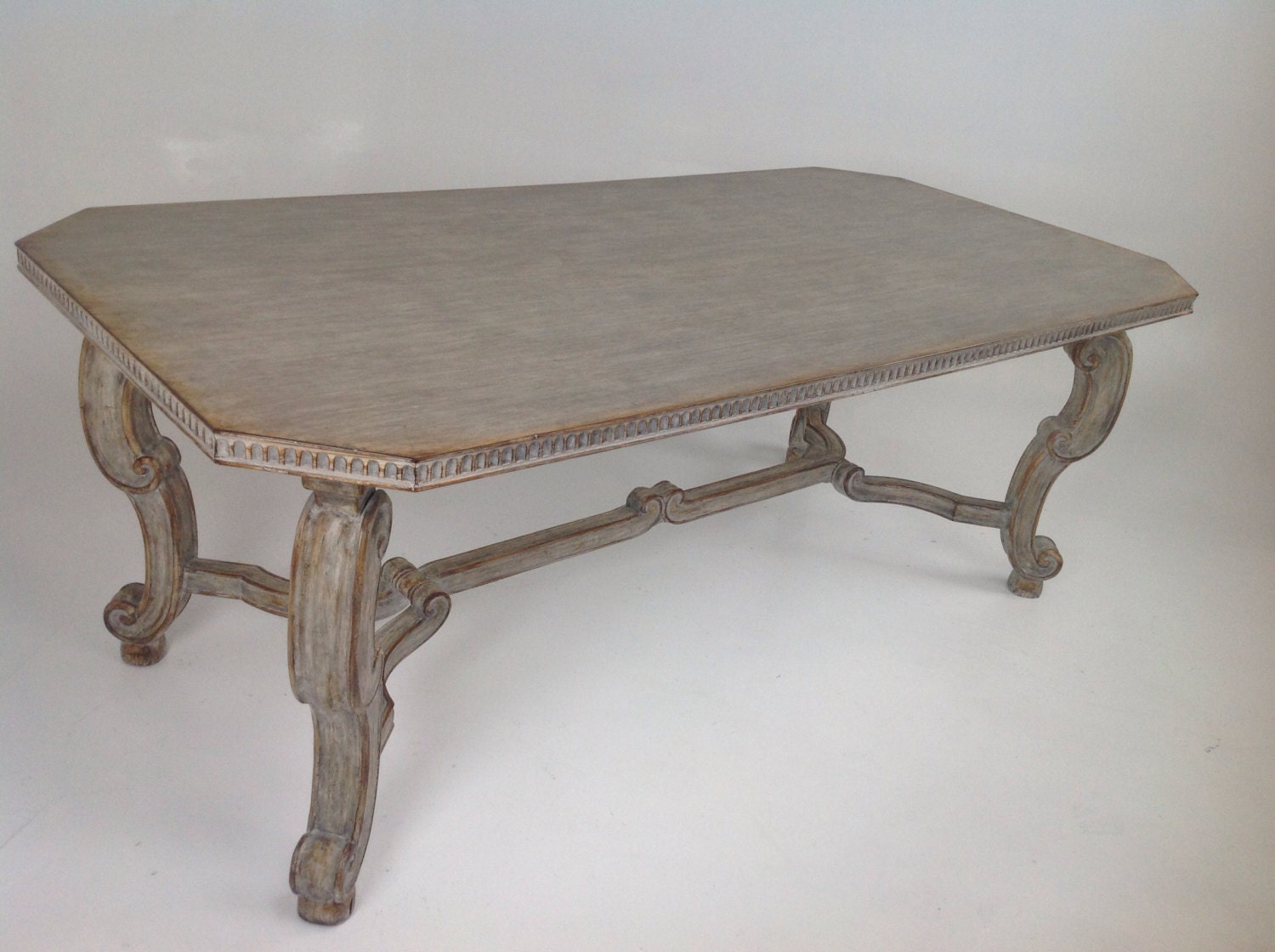 Stunning Cottage Shabby Chic Dining Table Etsy