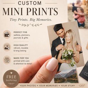 Custom Mini Photo Prints: Wallet Size Prints