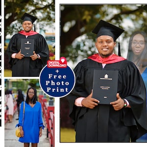 Add Deceased Family to Graduate Photo, Add deceased Loved One to Graduate Picture, Professional Results by a Real Graphic Artist Graduate