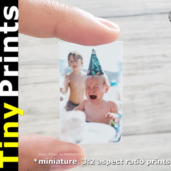 Print Your Photos into Miniature Size Prints,  Photos Print on High Quality Premium Digital Photo Paper, *FREE EDITING!! Teeny Tiny Photos