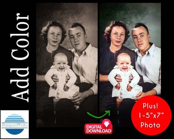 Old Photo Restoration & Colorization: Digital Art Service (Digital Download)