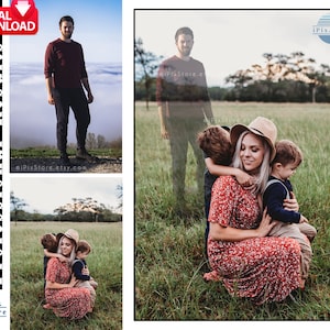 Add Deceased Loved One to Photo: Custom Memorial Gift (Digital Download)