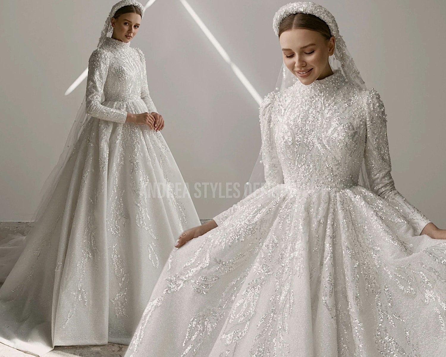 Muslim wedding dress Etsy France