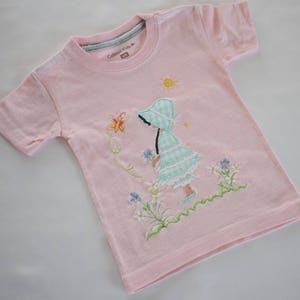 Free motion stitching embroidery _ Baby girl image 6