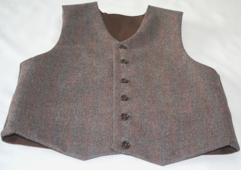 herringbone pattern vest