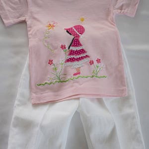 Free motion stitching embroidery _ Baby girl image 1