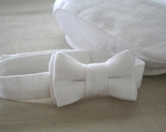 Baby Hat and a Bow tie - linen