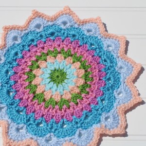 Springtime Mandala Doily Table Decoration