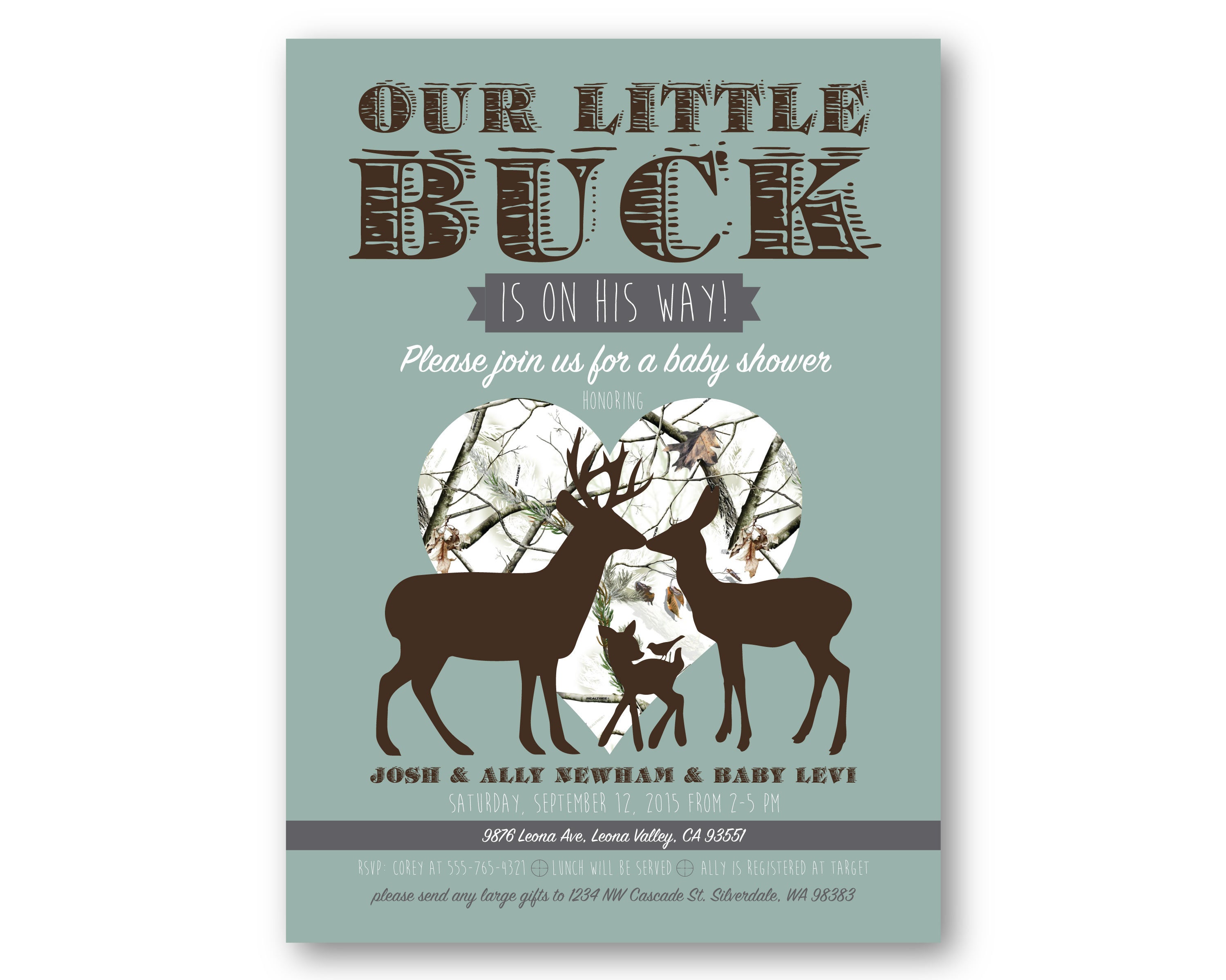 Hunting Themed Baby Shower - Etsy