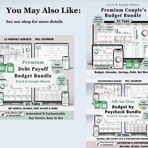 Budget by Paycheck Planner Excel Biweekly Financial Tracker Google Sheets Paycheck Budgeting Spreadsheet Template Weekly Budget Tracker Tool image 20