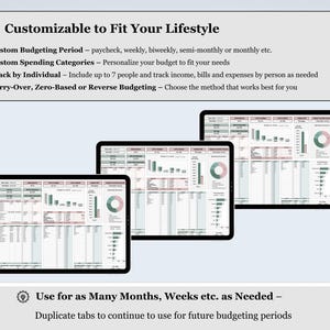 Paycheck Budget Planner Debt Spreadsheet Excel Template Google Sheets Debt Payoff Tracker Loan Repayment Calculator Personal Finance Bundle image 7