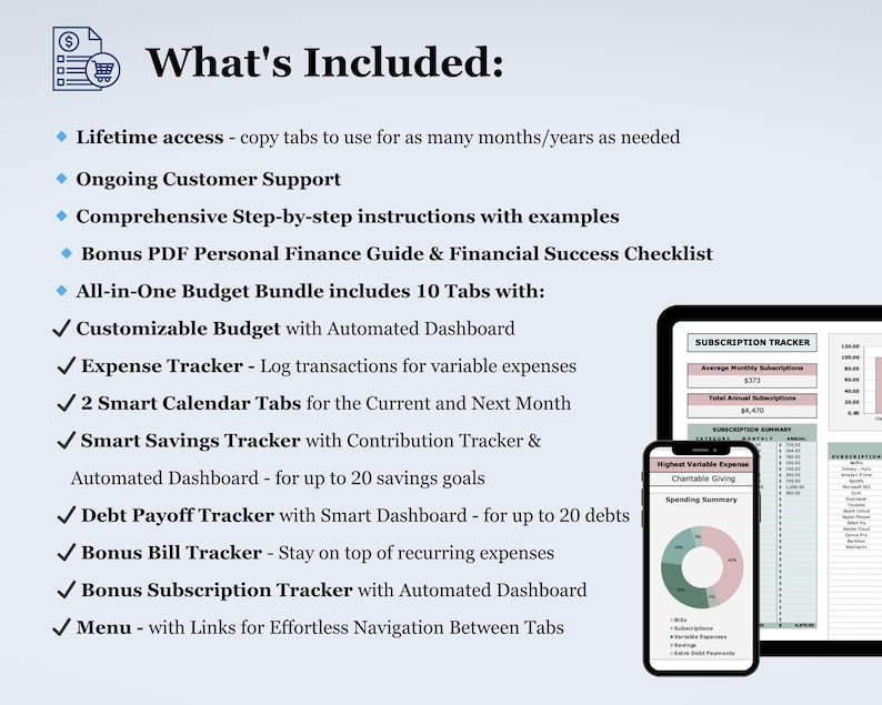 Couples Budget Spreadsheet Excel Template Family Budget Planner Google Sheets Expense Tracker Budgeting Spreadsheet Personal Finance Bundle image 3