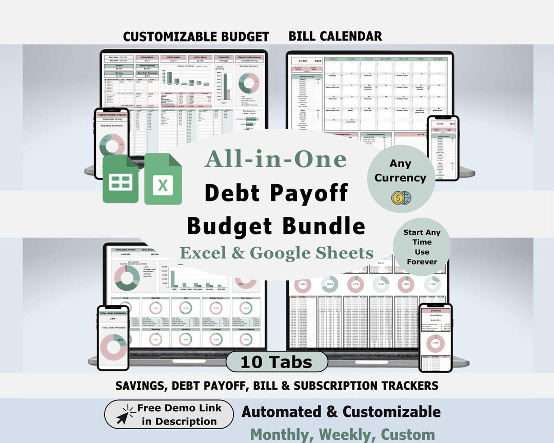 Debt Payoff Budget Spreadsheet Google Sheets Template Excel Debt