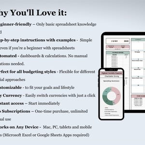 Financial Planner Budget Spreadsheet Bundle with Debt Payoff Tracker and Loan Repayment Calculator