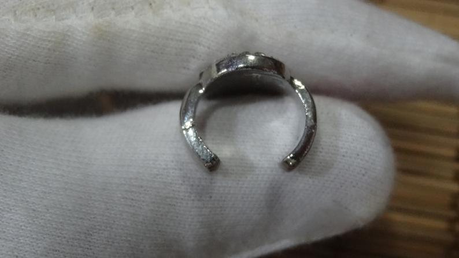 NonAdjustable Rings with Rhinestones Set of 5 Rings Cosplay Etsy