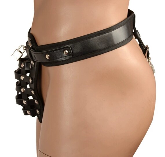MH006 Leather Chastity Belt Harness for Men Brand New Erotic Harness  Lingerie BDSM Bondage Body Harness, Women Leather Body Harness -  Sweden