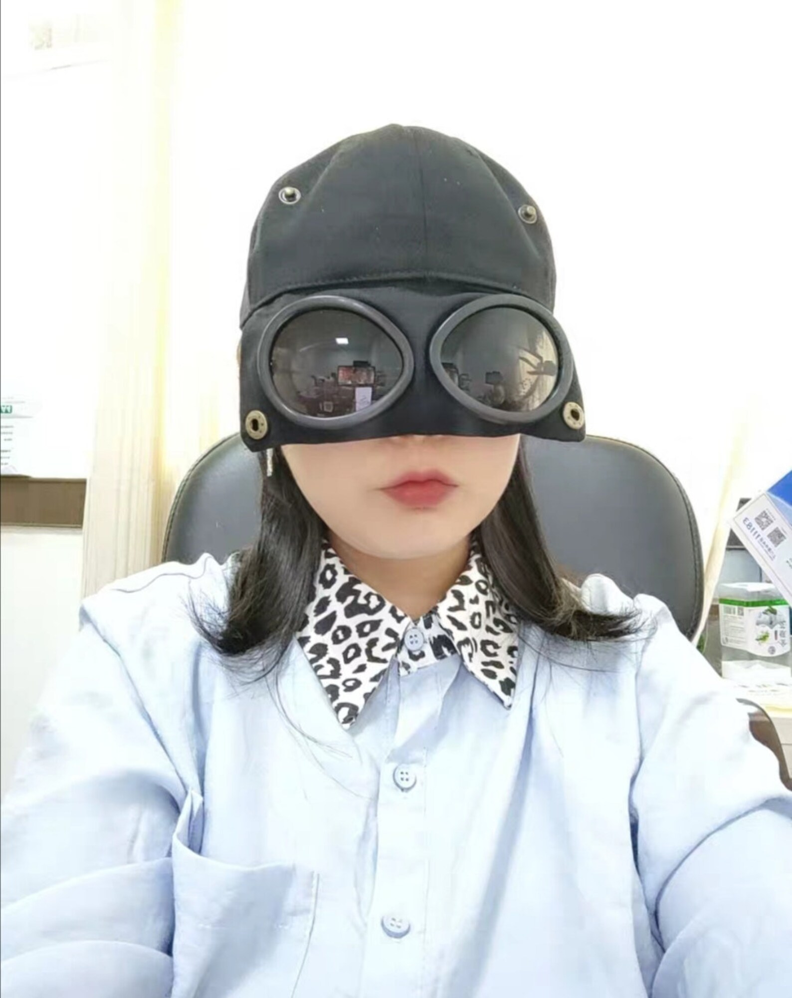 21010201 Canvas Baseball Cap With Goggles Baseball Cap Etsy