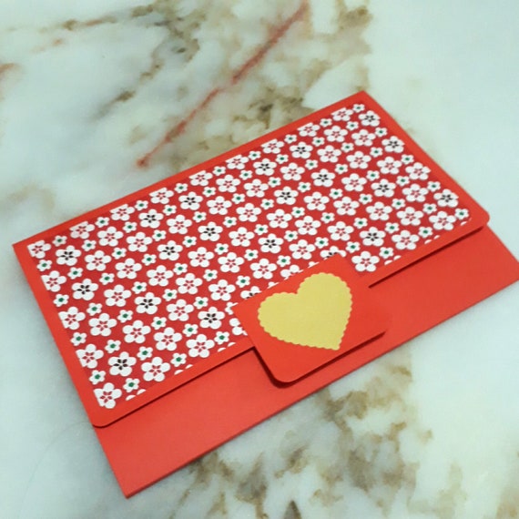 Handmade Money Wallet Greeting Card Diy Wedding Cash Gift Red Money Envelope Photo Album Anniversary Gift Wallet Memory Keeper Scrapbook