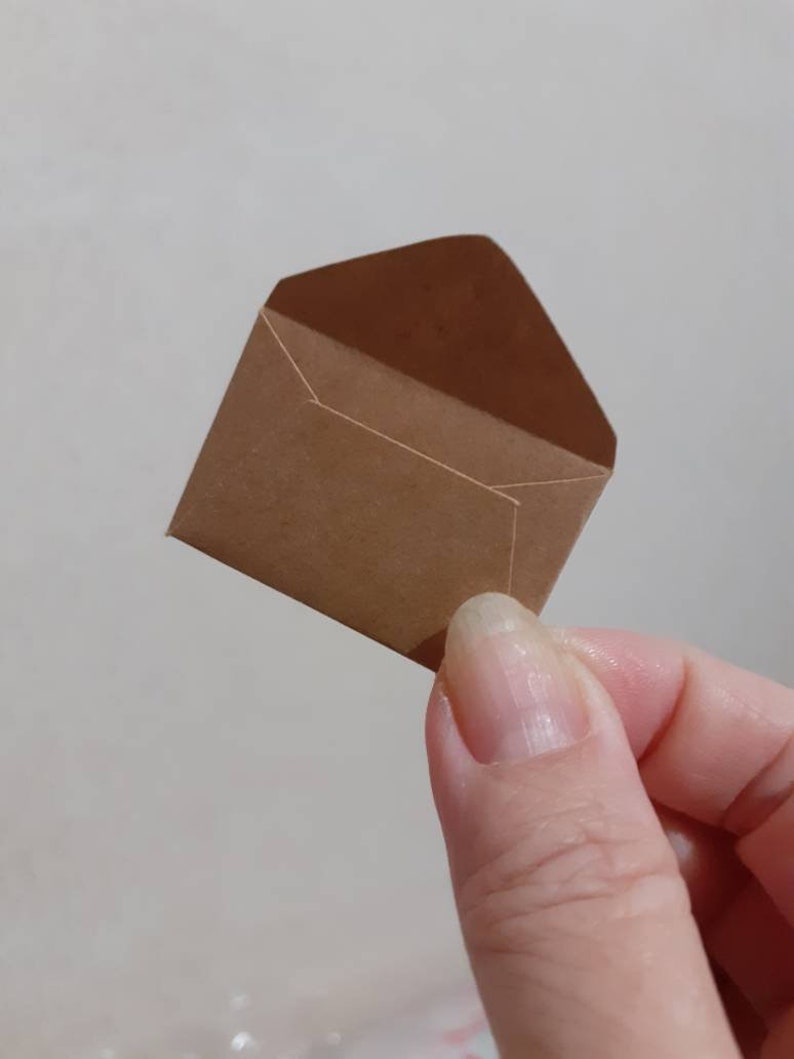 Miniature envelopes 25 very tiny color envelopes 80gsm Etsy