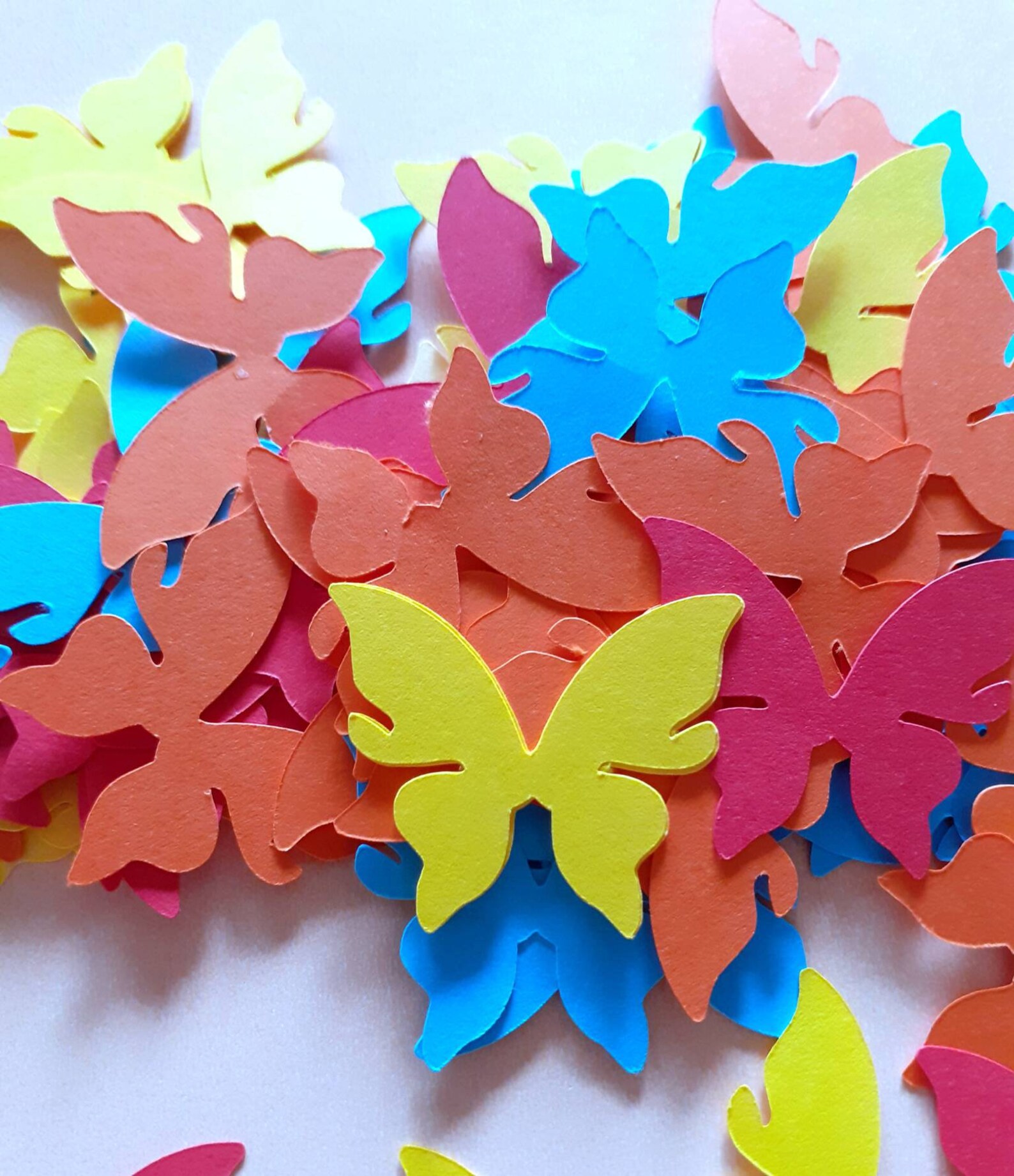 100 small butterflies die cut butterfly color paper 100 Etsy