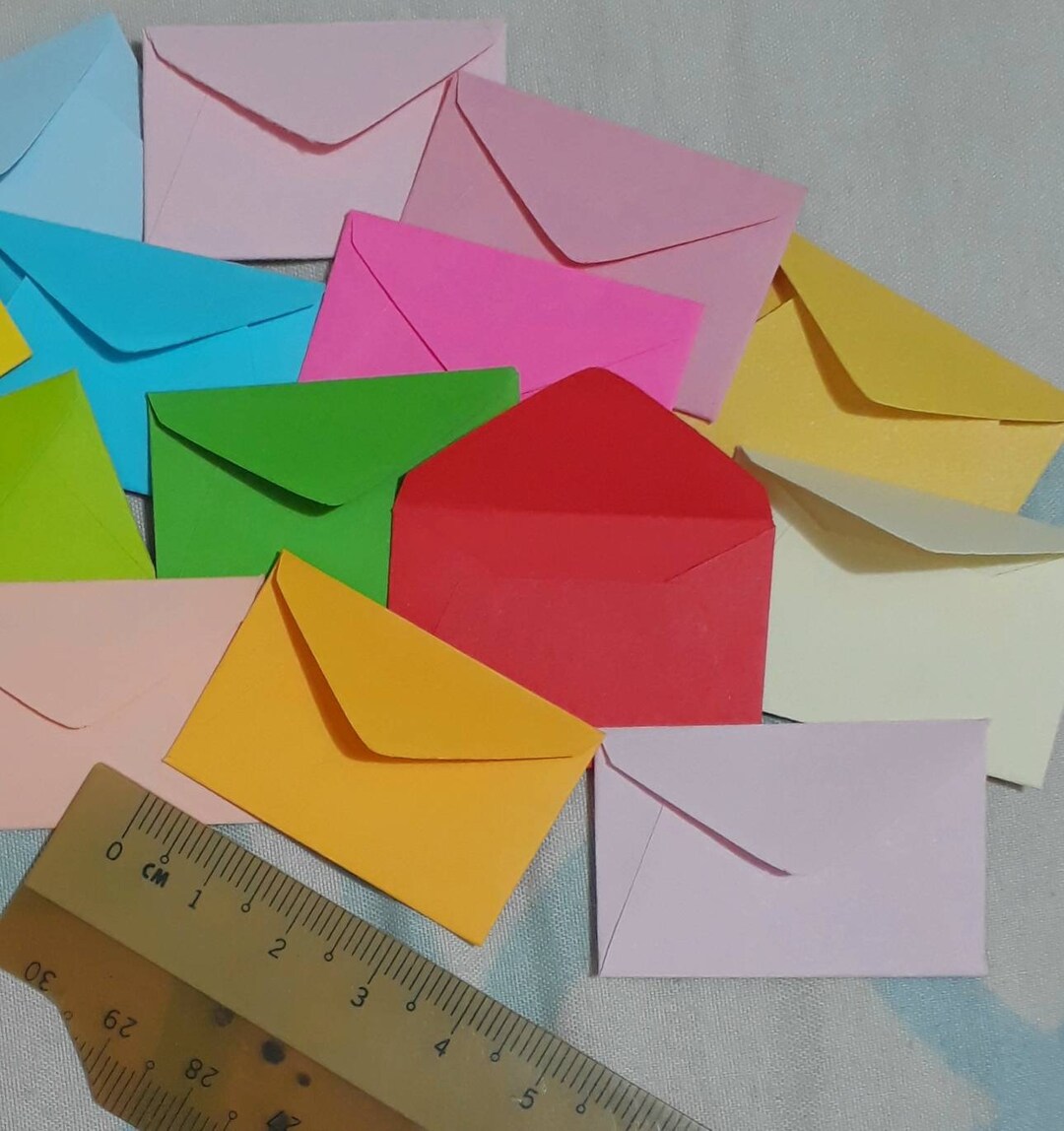 Tiny Envelopes 25 Miniature Envelope for Tooth Fairy Letter Set