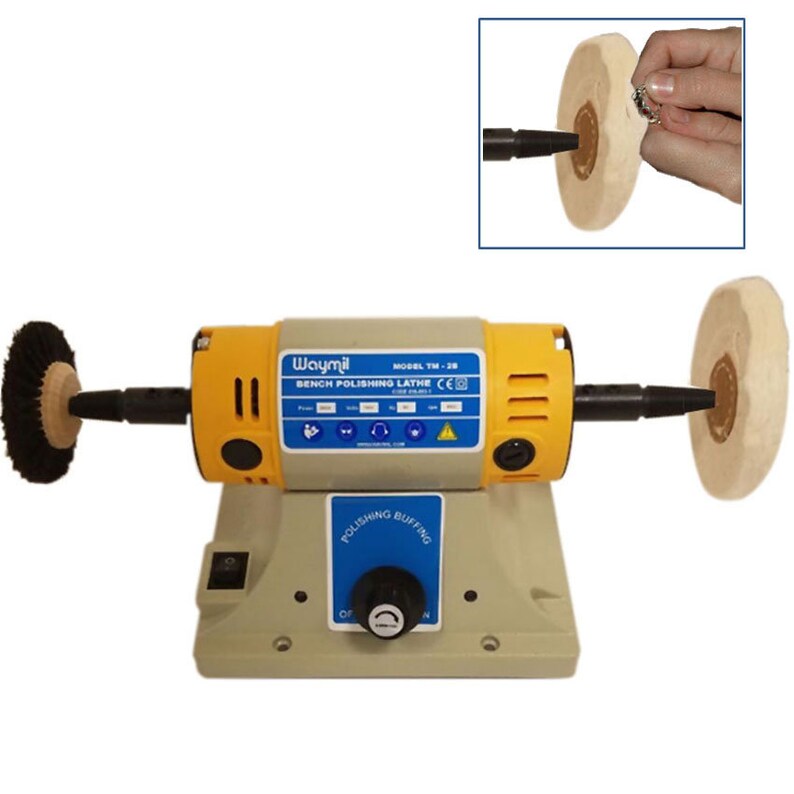 Jewelry Polishing Buffer Machine Bench Lathe Benchtop Polisher Etsy