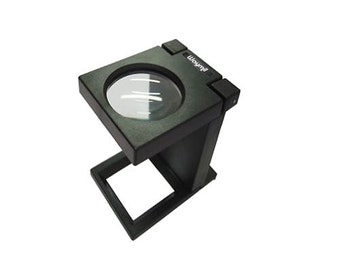 Illuminated Folding Magnifier Lens Loupe 3X Led Jewelry, Laboratory, Graphic Arts, Engraving, Textil. 303-119