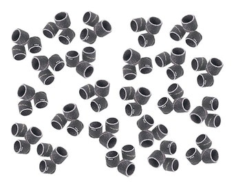 Abrasive Bands 80 Grit 1/2" Dia PKG 100 Jewelry Grinding Soft To Hard Materials WA 100-025-080