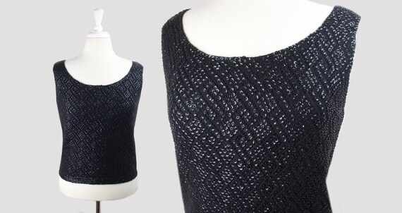 1960s "made in hong kong" vintage pure wool sequi… - image 1