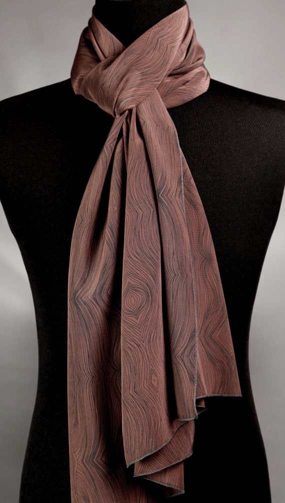 silk winter scarf