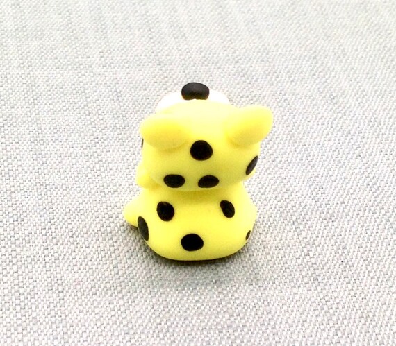 Miniature Funny Jaguar Baby Yellow Clay Polymer Cute Little Dollhouse Hand  Made Fimo Craft Decoration Figure Decor Supplies Display Jewelry