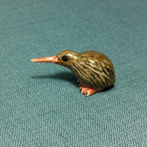 Ceramica Miniatura Kiwi Bird Mini Baby New Zealand Animal Cute Etsy